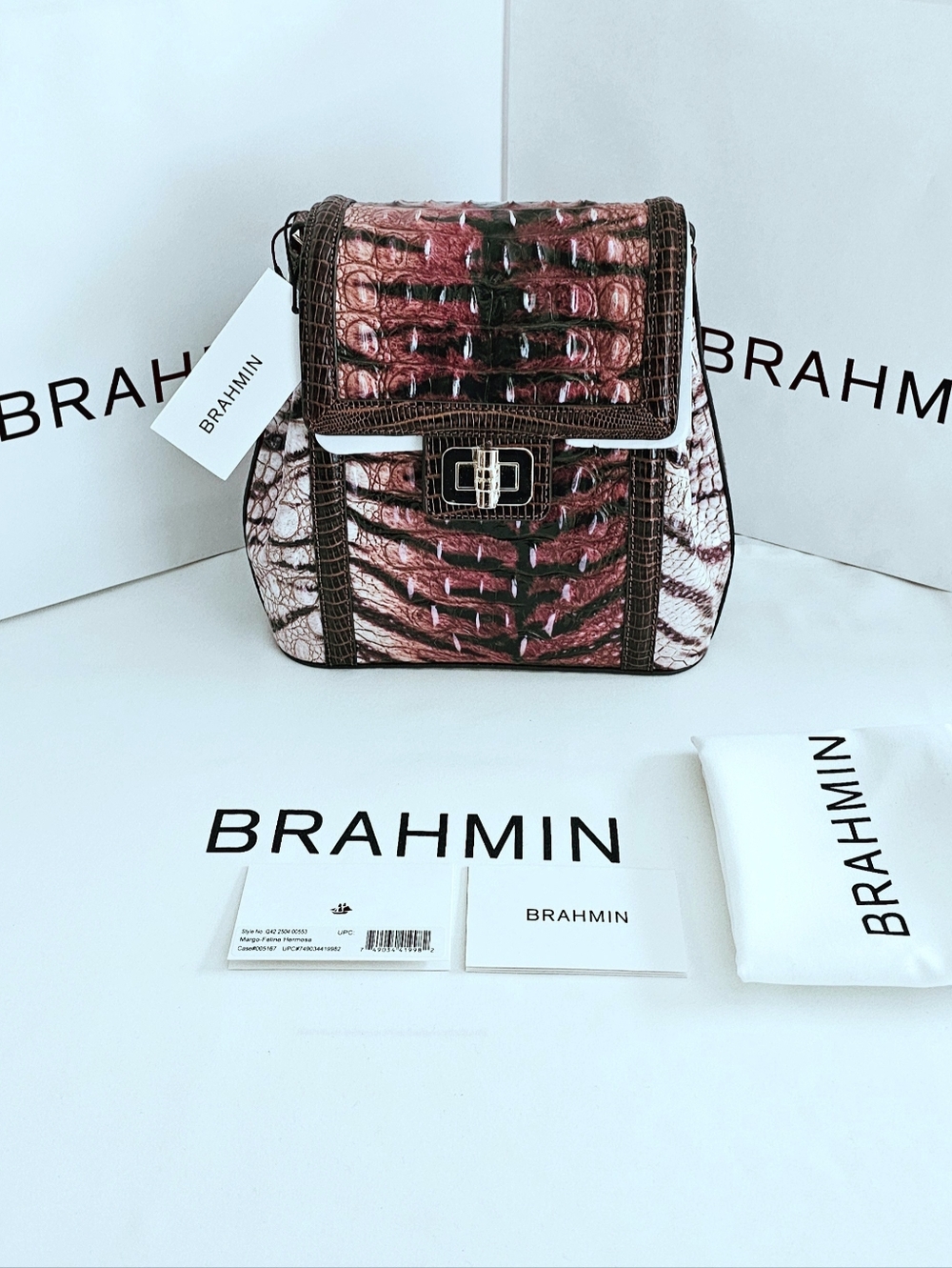 NWT Brahmin FELINE HERMOSA Margo